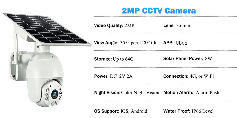 WiFi Wireless solar power camera 4G 3G sim Card Slot CCTV Security IP Camera Outdoor Support 128 Memory Card