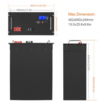 lifepo4 battery pack 48v 150ah