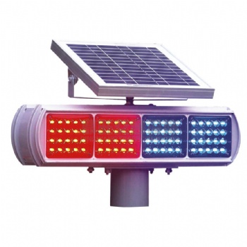 Solar traffic flash light